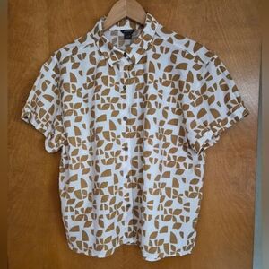 Eddie Bauer Button Down Baja Shirt M